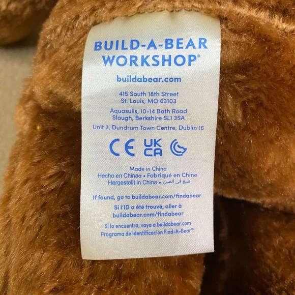 Build A Bear Workshop Brown Teddy Bear Happy Birthday Plush‎ Stuffed Animal Toy - Picture 7 of 8